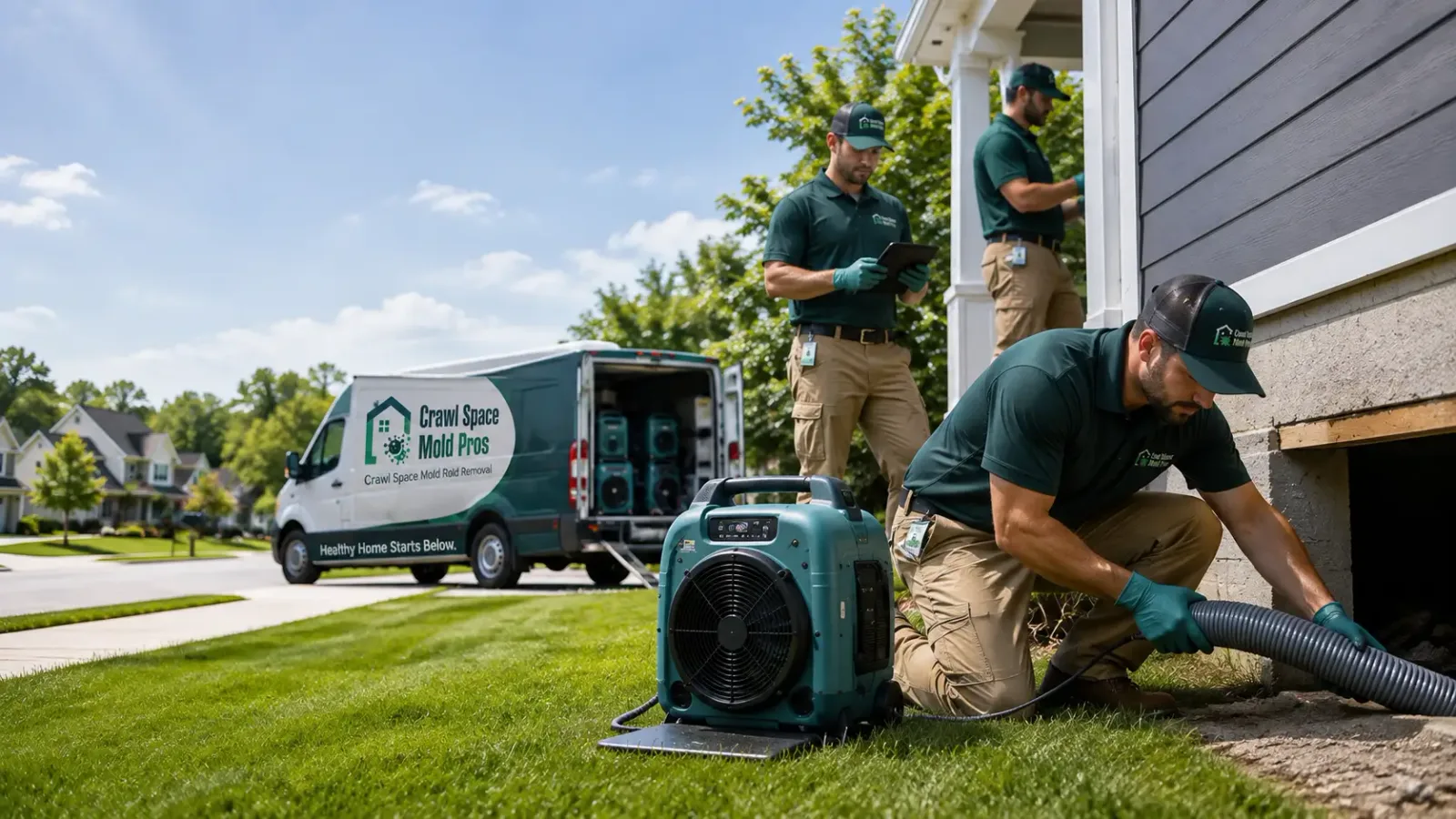 Crawl Space Mold Removal in Thornton, IA